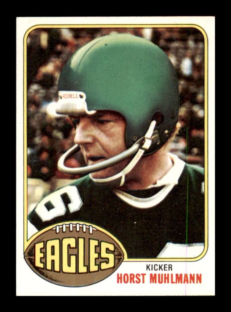 Load image into Gallery viewer, 1976 Topps Horst Muhlmann #382 Set Break Philadelphia Eagles Image 1
