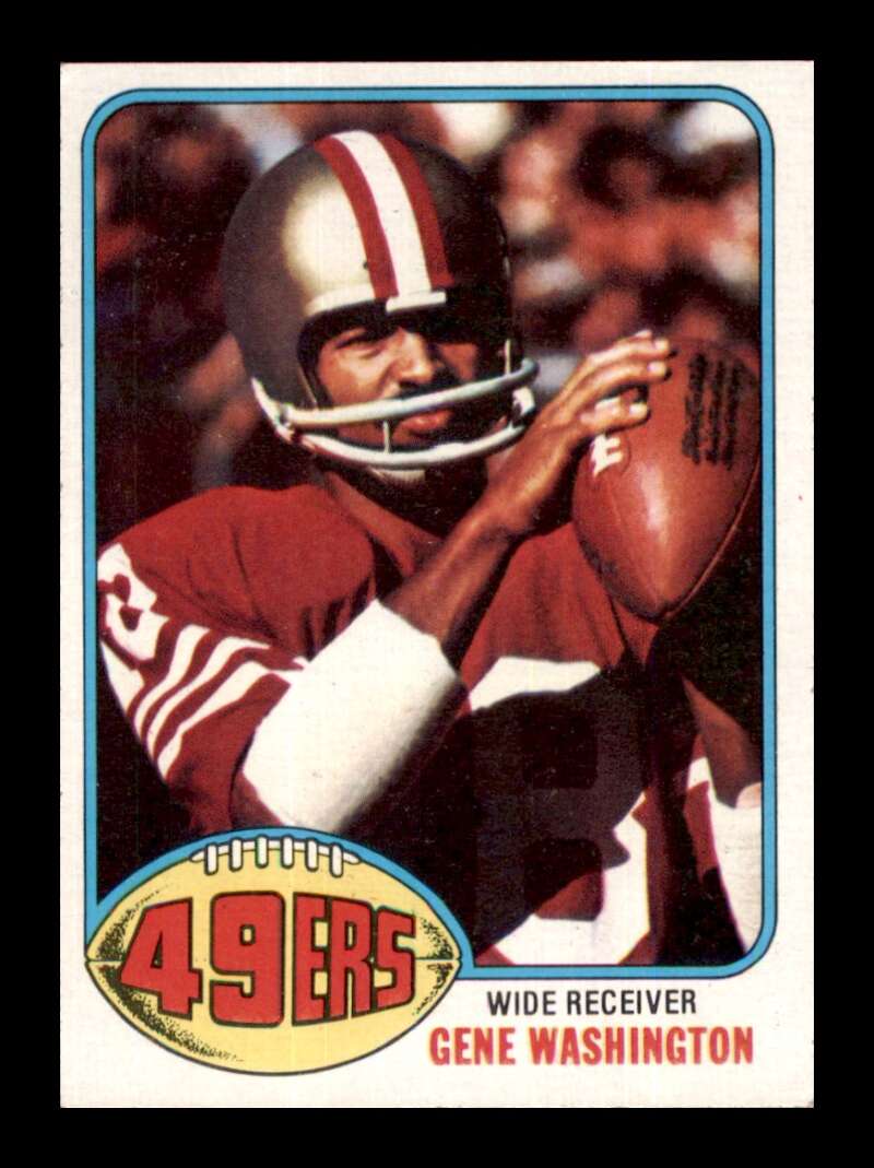 Load image into Gallery viewer, 1976 Topps Gene Washington #418 Set Break San Francisco 49ers Image 1
