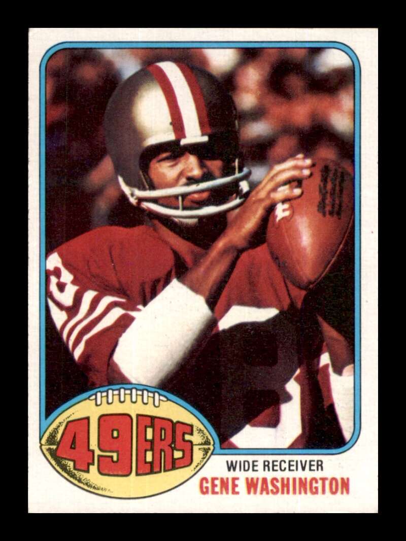 Load image into Gallery viewer, 1976 Topps Gene Washington #418 Set Break San Francisco 49ers Image 1
