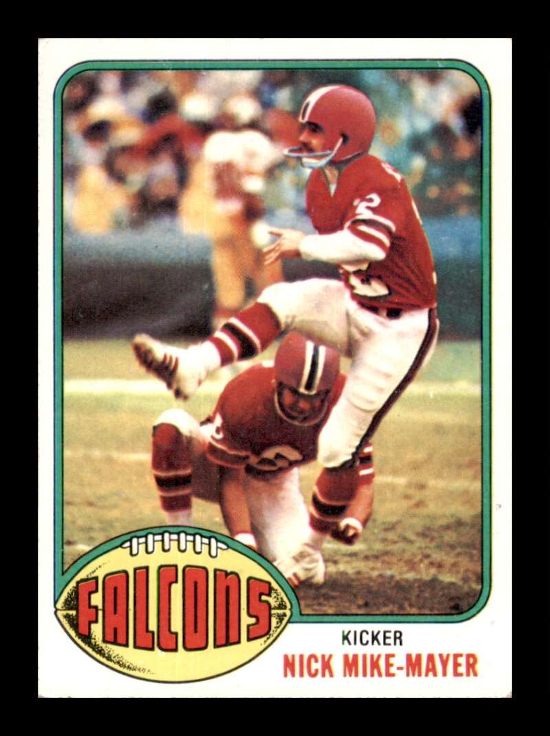 Load image into Gallery viewer, 1976 Topps Nick Mike-Mayer #506 Set Break Atlanta Falcons Image 1
