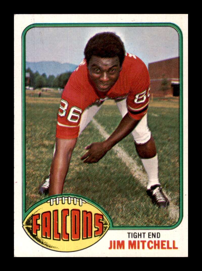 Load image into Gallery viewer, 1976 Topps Jim Mitchell #276 Set Break Atlanta Falcons Image 1
