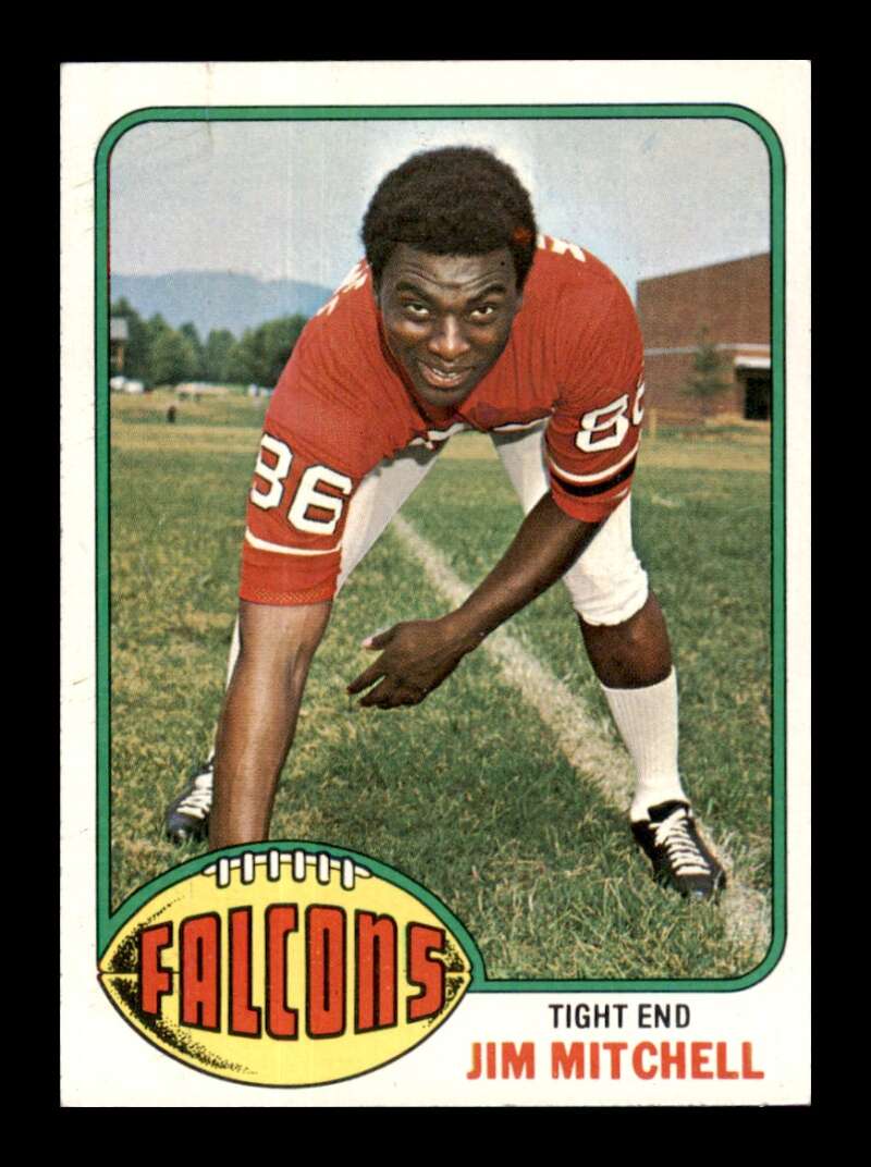 Load image into Gallery viewer, 1976 Topps Jim Mitchell #276 Set Break Atlanta Falcons Image 1
