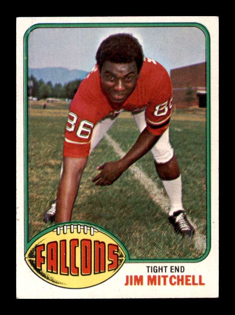 Load image into Gallery viewer, 1976 Topps Jim Mitchell #276 Set Break Atlanta Falcons Image 1
