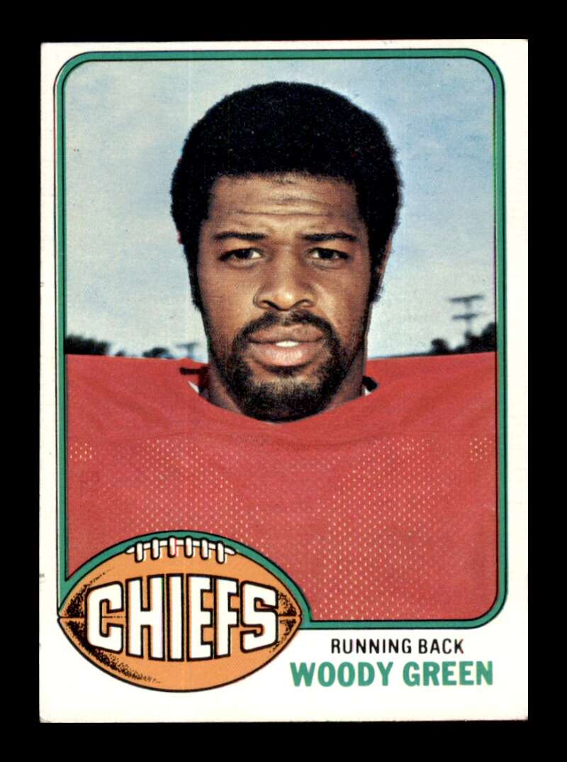 Load image into Gallery viewer, 1976 Topps Woody Green #336 Rookie RC Set Break Kansas City Chiefs Image 1
