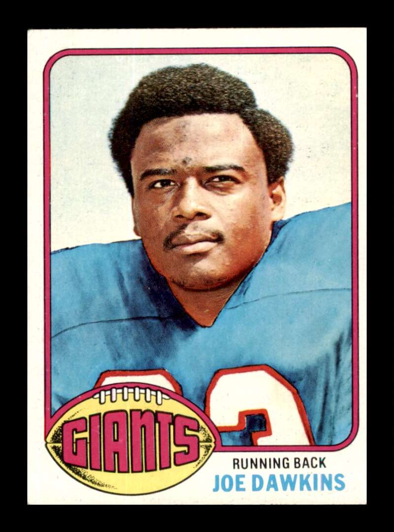 Load image into Gallery viewer, 1976 Topps Joe Dawkins #386 Set Break New York Giants Image 1
