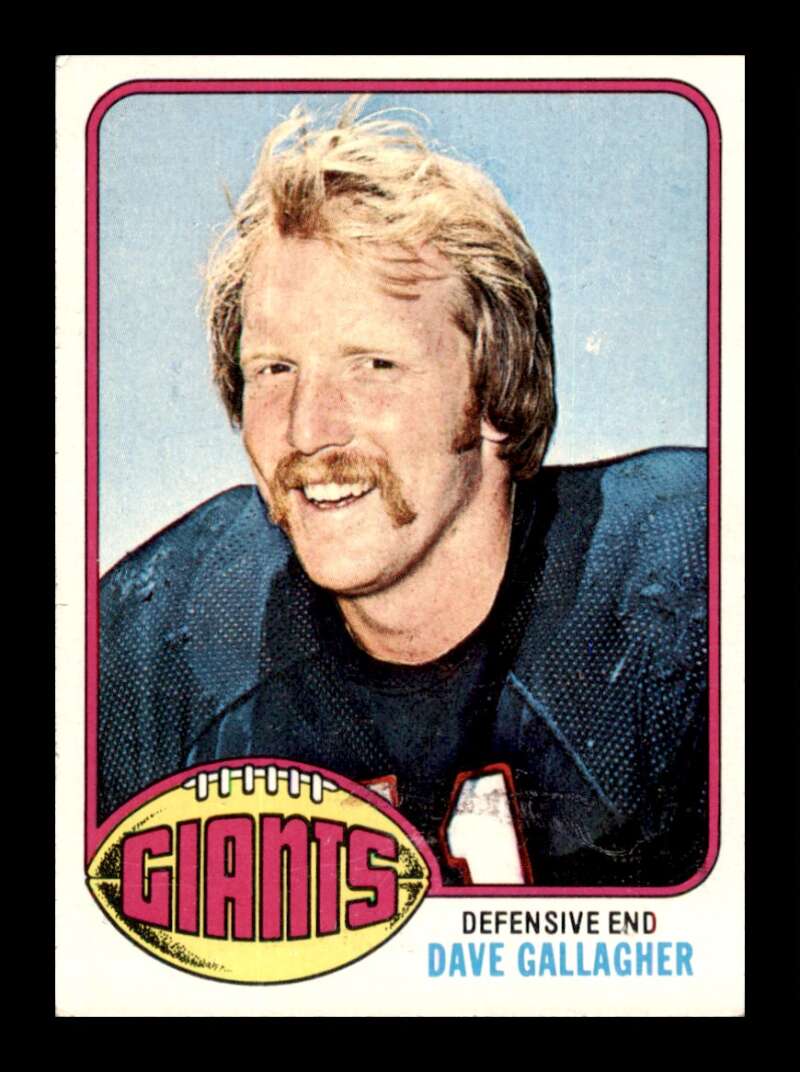 Load image into Gallery viewer, 1976 Topps Dave Gallagher #296 Set Break New York Giants Image 1
