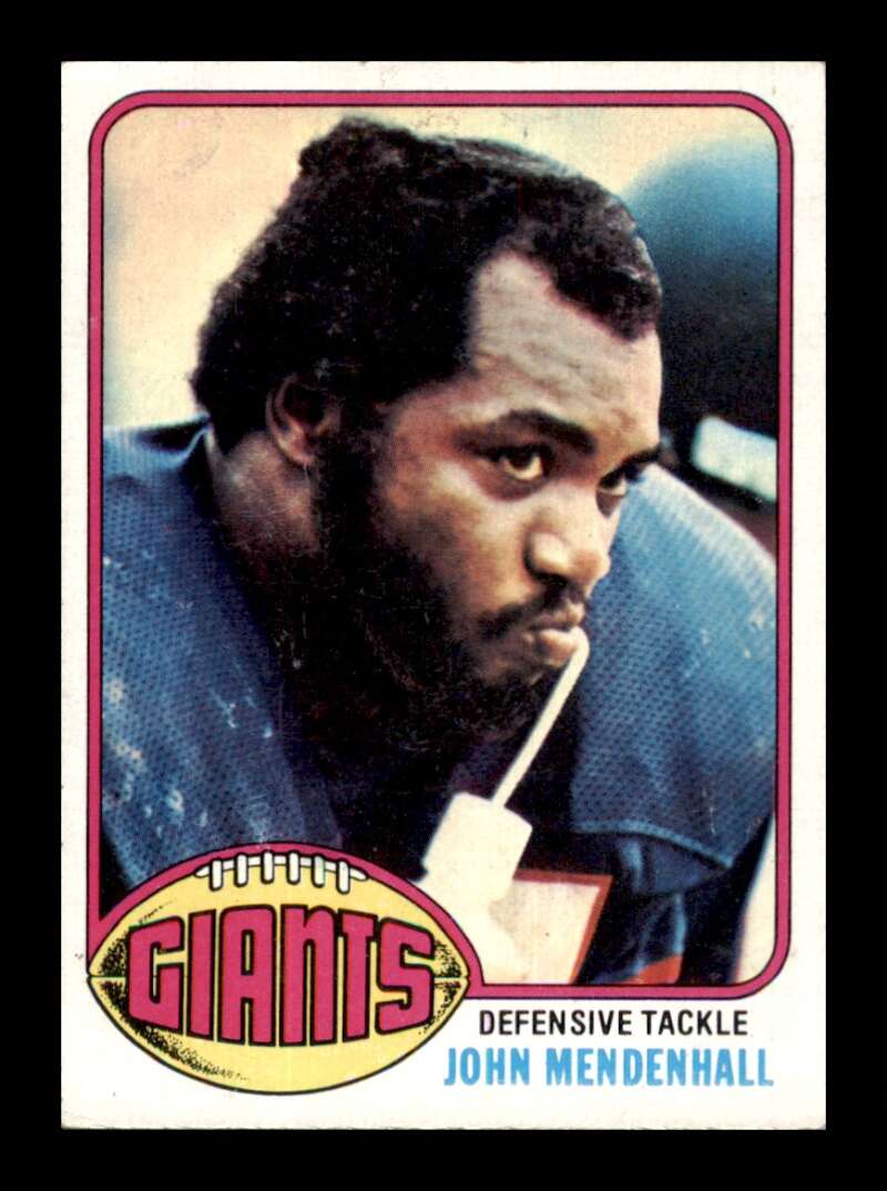 Load image into Gallery viewer, 1976 Topps John Mendenhall #325 Set Break New York Giants Image 1
