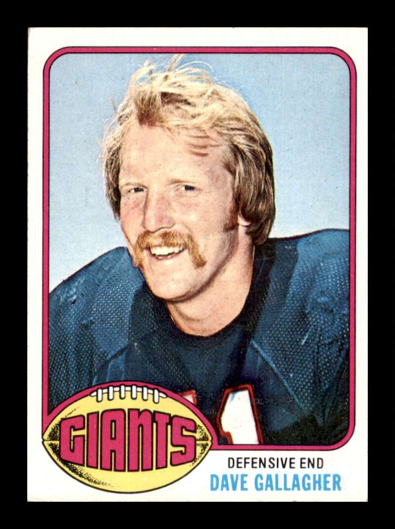 Load image into Gallery viewer, 1976 Topps Dave Gallagher #296 Set Break New York Giants Image 1
