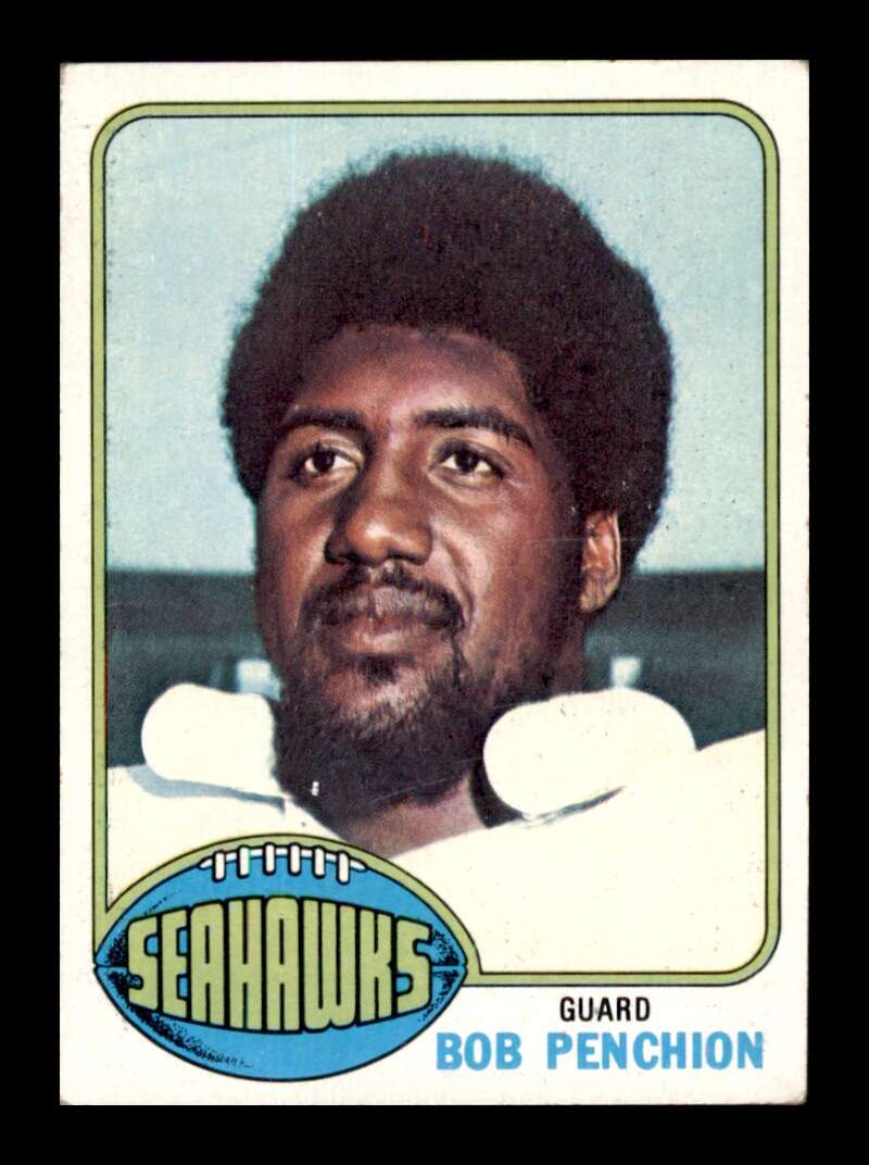 Load image into Gallery viewer, 1976 Topps Bob Penchion #408 Set Break Seattle Seahawks Image 1
