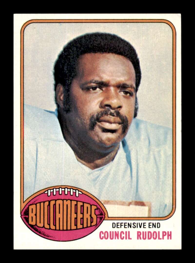 Load image into Gallery viewer, 1976 Topps Council Rudolph #338 Rookie RC Set Break Tampa Bay Buccaneers Image 1
