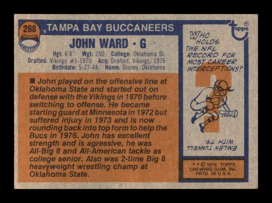 1976 Topps John Ward