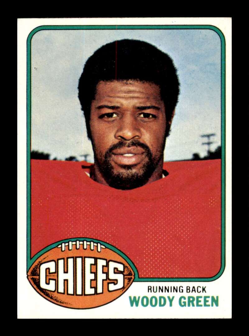 Load image into Gallery viewer, 1976 Topps Woody Green #336 Rookie RC Set Break Kansas City Chiefs Image 1
