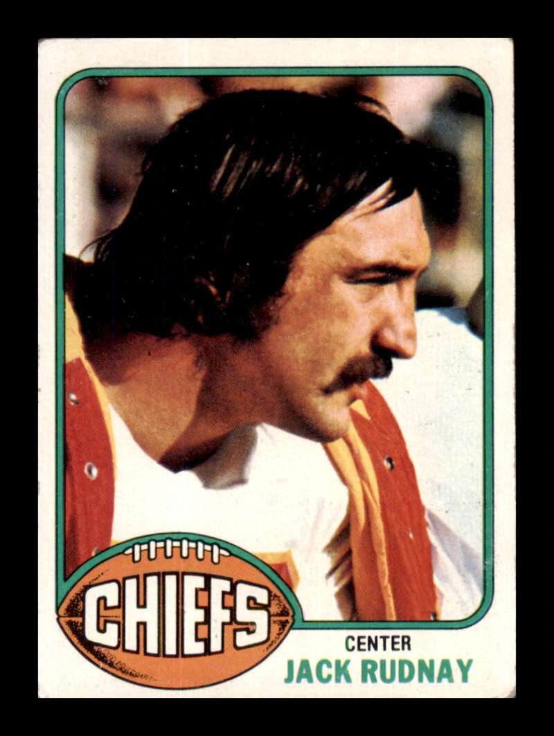 Load image into Gallery viewer, 1976 Topps Jack Rudnay #277 Set Break Kansas City Chiefs Image 1
