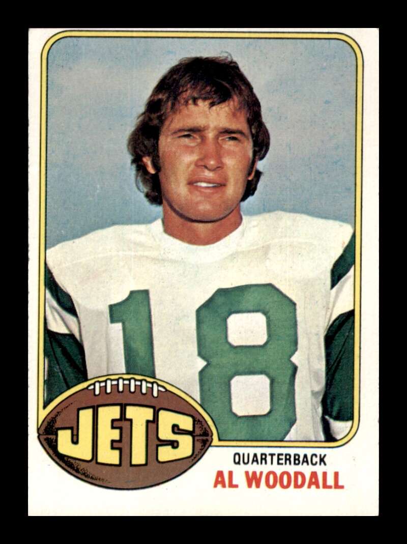 Load image into Gallery viewer, 1976 Topps Al Woodall #118 Set Break New York Jets Image 1
