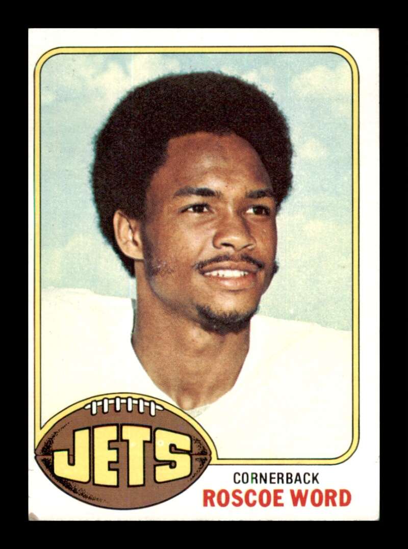 Load image into Gallery viewer, 1976 Topps Roscoe Word #488 Rookie RC Set Break New York Jets Image 1
