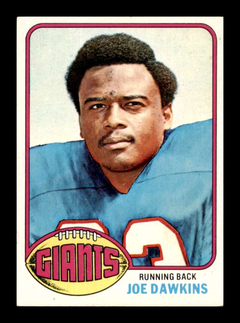 Load image into Gallery viewer, 1976 Topps Joe Dawkins #386 Set Break New York Giants Image 1
