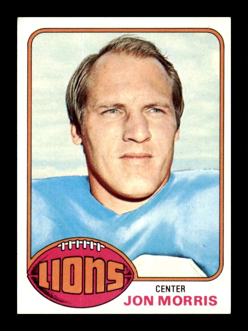 Load image into Gallery viewer, 1976 Topps Jon Morris #344 Set Break Detroit Lions Image 1
