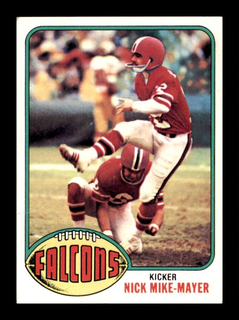 Load image into Gallery viewer, 1976 Topps Nick Mike-Mayer #506 Set Break Atlanta Falcons Image 1
