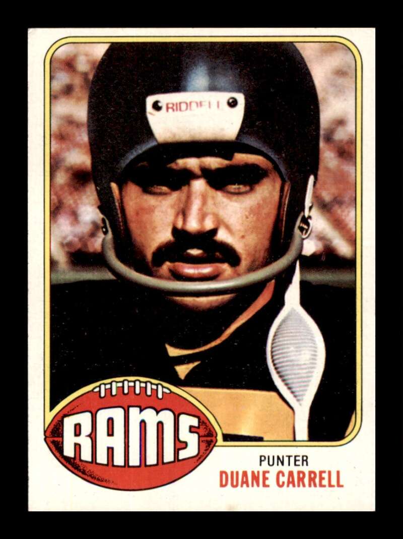 Load image into Gallery viewer, 1976 Topps Duane Carrell #343 Rookie RC Set Break Los Angeles Rams Image 1
