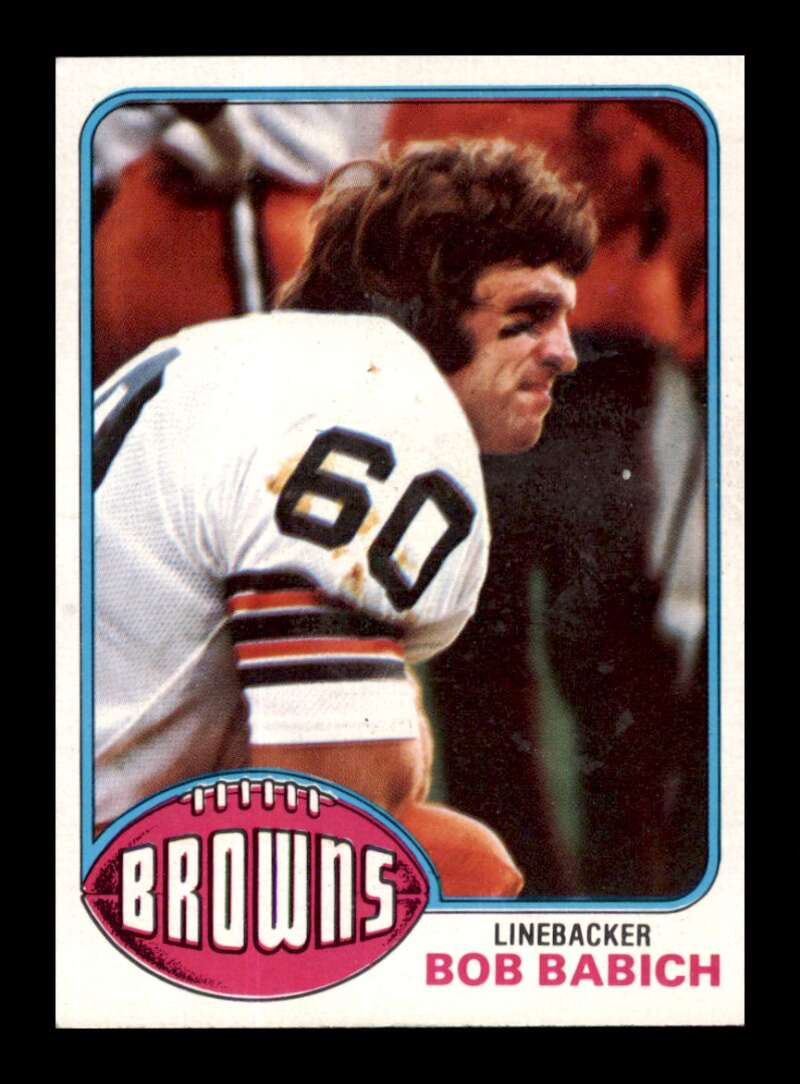 Load image into Gallery viewer, 1976 Topps Bob Babich #374 Set Break Cleveland Browns Image 1
