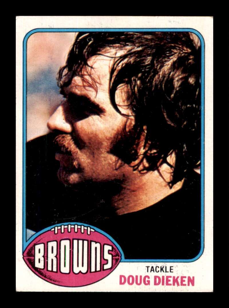 Load image into Gallery viewer, 1976 Topps Doug Dieken #438 Set Break Cleveland Browns Image 1
