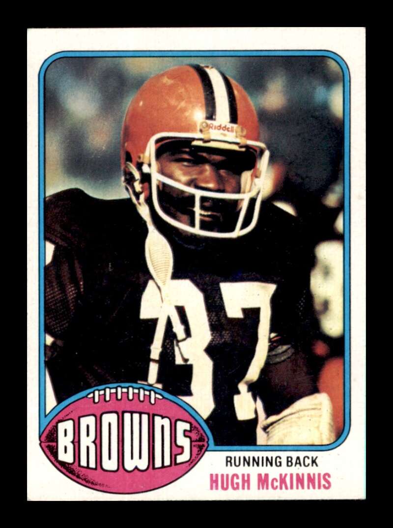 Load image into Gallery viewer, 1976 Topps Hugh McKinnis #407 Rookie RC Set Break Cleveland Browns Image 1
