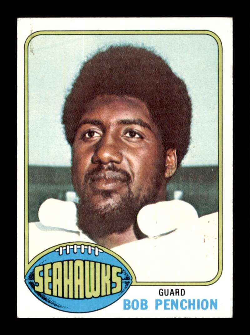 Load image into Gallery viewer, 1976 Topps Bob Penchion #408 Set Break Seattle Seahawks Image 1
