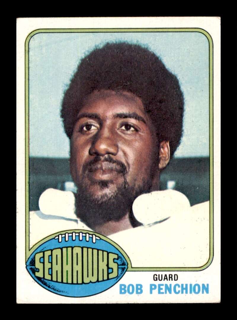 Load image into Gallery viewer, 1976 Topps Bob Penchion #408 Set Break Seattle Seahawks Image 1
