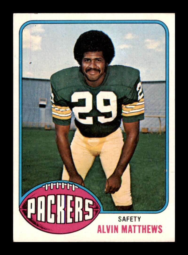 Load image into Gallery viewer, 1976 Topps Al Matthews #379 Set break Green Bay Packers Image 1
