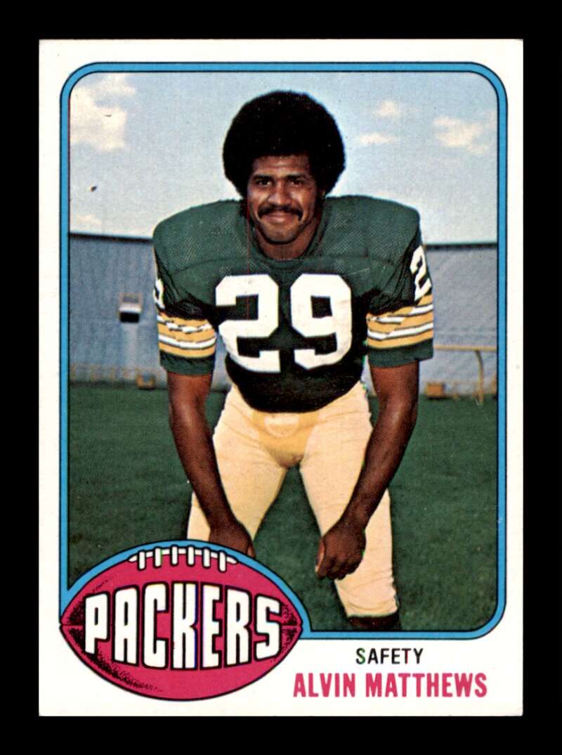 Load image into Gallery viewer, 1976 Topps Al Matthews #379 Set break Green Bay Packers Image 1
