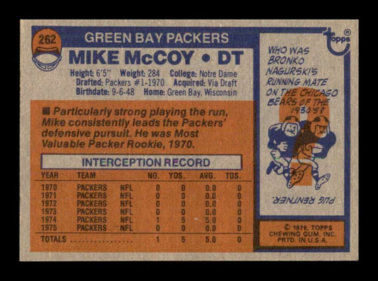 1976 Topps Mike McCoy 