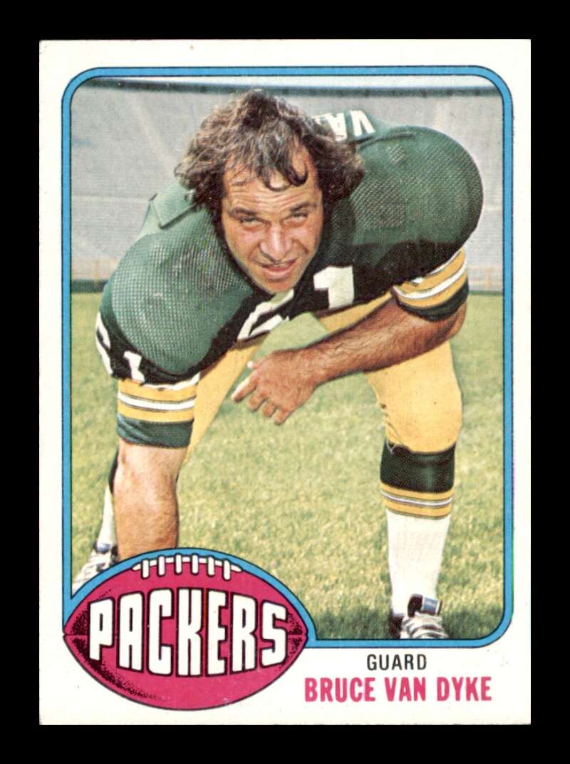 Load image into Gallery viewer, 1976 Topps Bruce Van Dyke #322 Set break Green Bay Packers Image 1
