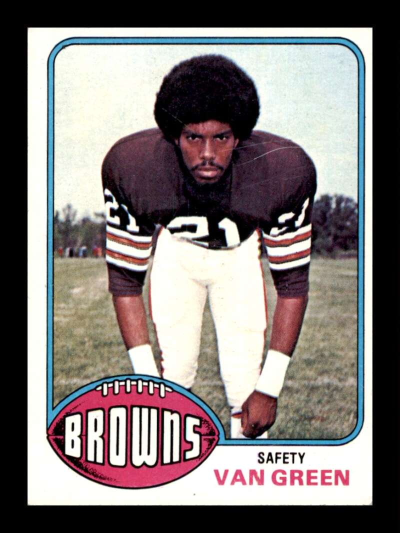 Load image into Gallery viewer, 1976 Topps Van Green #219 Set break Cleveland Browns Image 1
