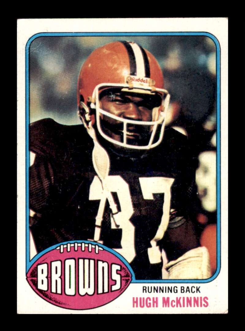 Load image into Gallery viewer, 1976 Topps Hugh McKinnis #407 Rookie RC Set break Cleveland Browns Image 1
