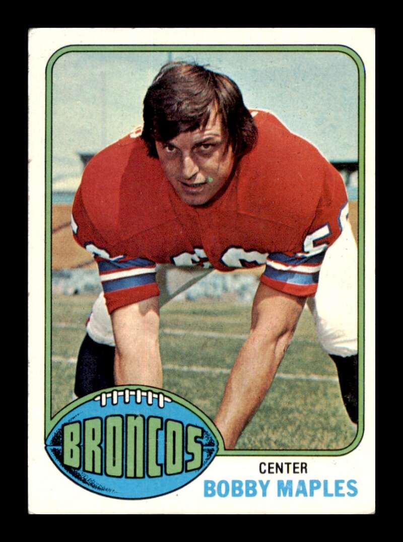 Load image into Gallery viewer, 1976 Topps Bobby Maples #384 Set Break Denver Broncos Image 1
