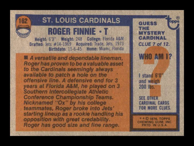 Load image into Gallery viewer, 1976 Topps Roger Finnie #162 Set Break St. Louis Cardinals Image 2
