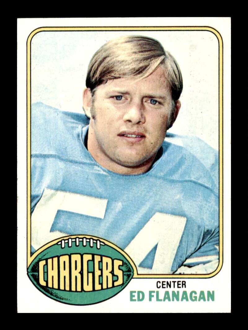 Load image into Gallery viewer, 1976 Topps Ed Flanagan #157 Set Break San Diego Chargers Image 1
