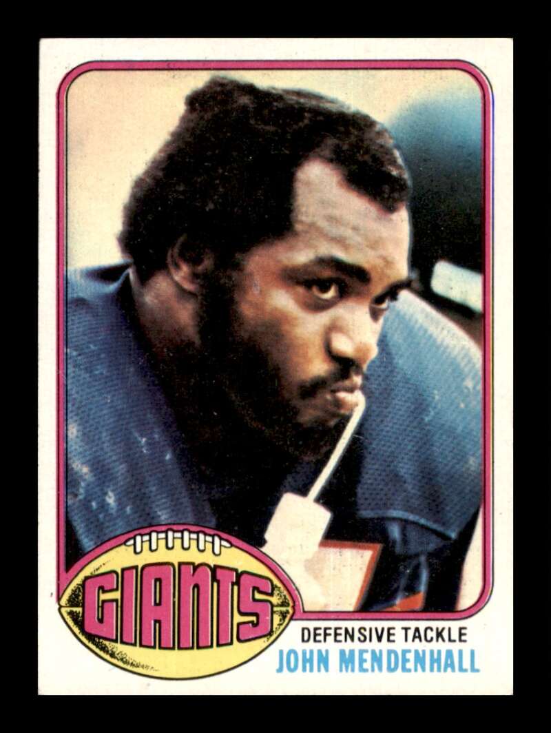 Load image into Gallery viewer, 1976 Topps John Mendenhall #325 Set Break New York Giants Image 1
