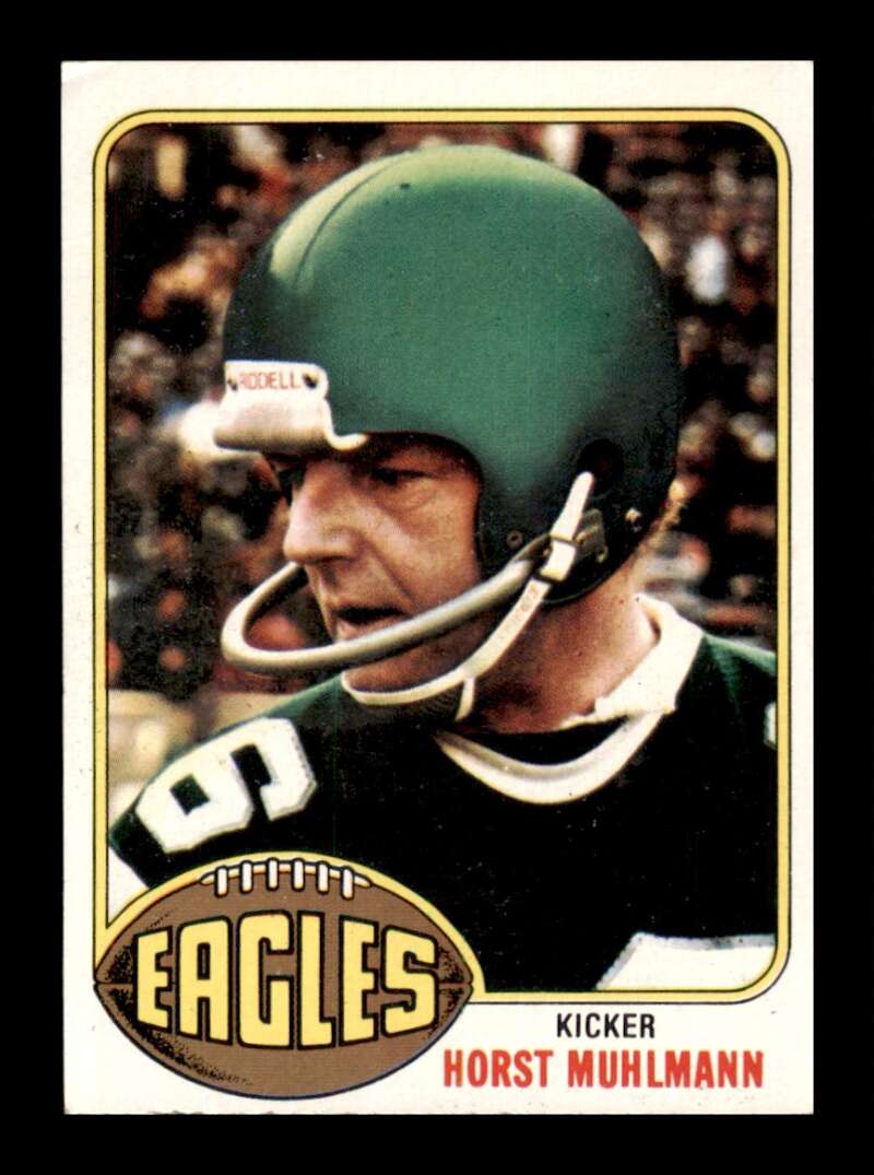 Load image into Gallery viewer, 1976 Topps Horst Muhlmann #382 Set Break Philadelphia Eagles Image 1
