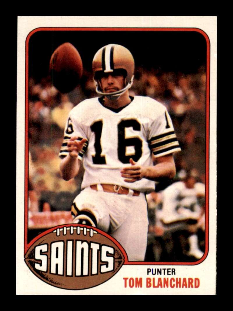 Load image into Gallery viewer, 1976 Topps Tom Blanchard #431 Set Break New Orleans Saints Image 1
