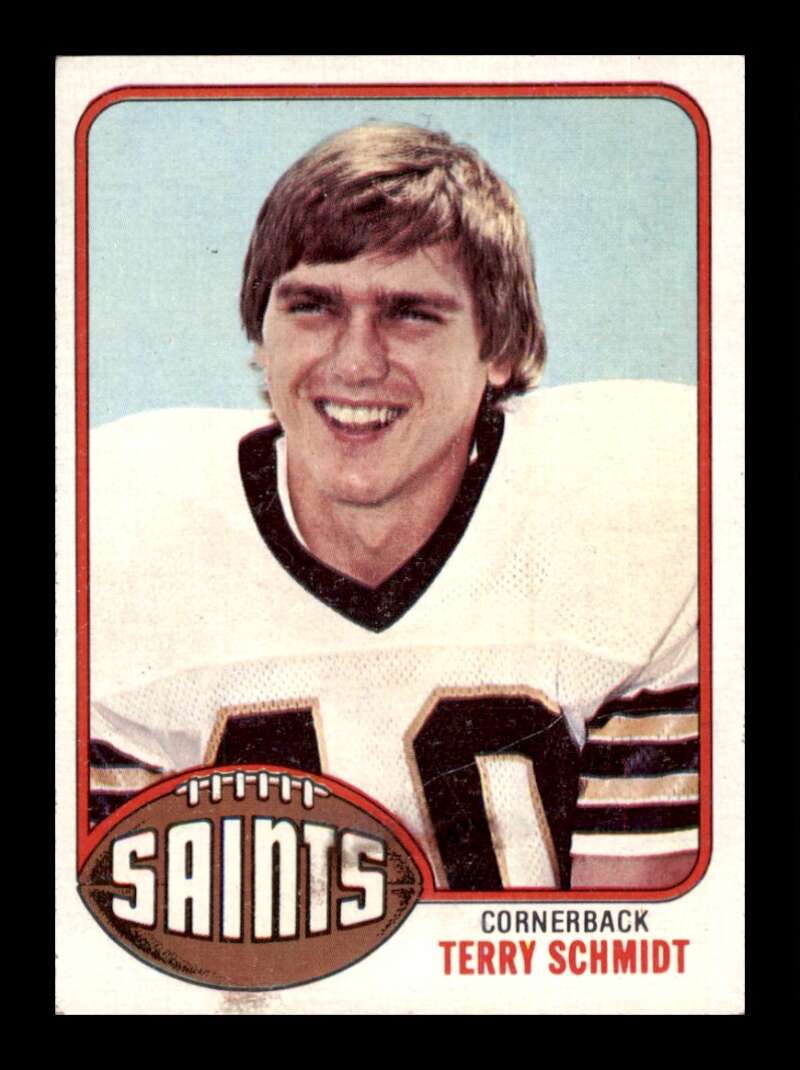 Load image into Gallery viewer, 1976 Topps Terry Schmidt #247 Rookie RC Set Break New Orleans Saints Image 1
