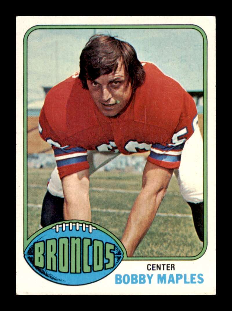 Load image into Gallery viewer, 1976 Topps Bobby Maples #384 Set Break Denver Broncos Image 1
