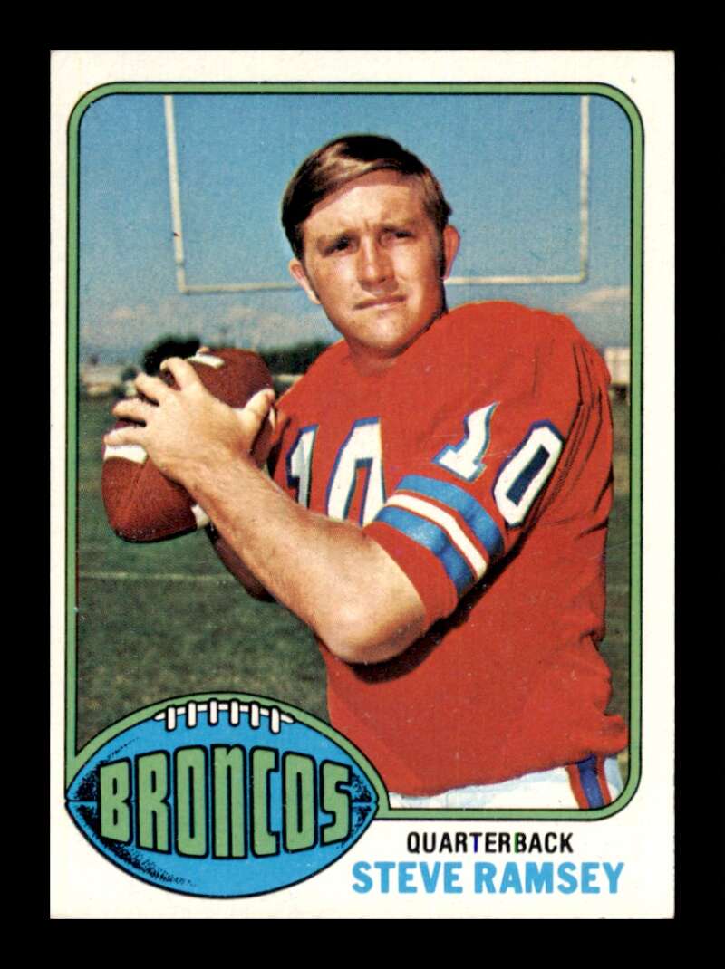 Load image into Gallery viewer, 1976 Topps Steve Ramsey #156 Set Break Denver Broncos Image 1
