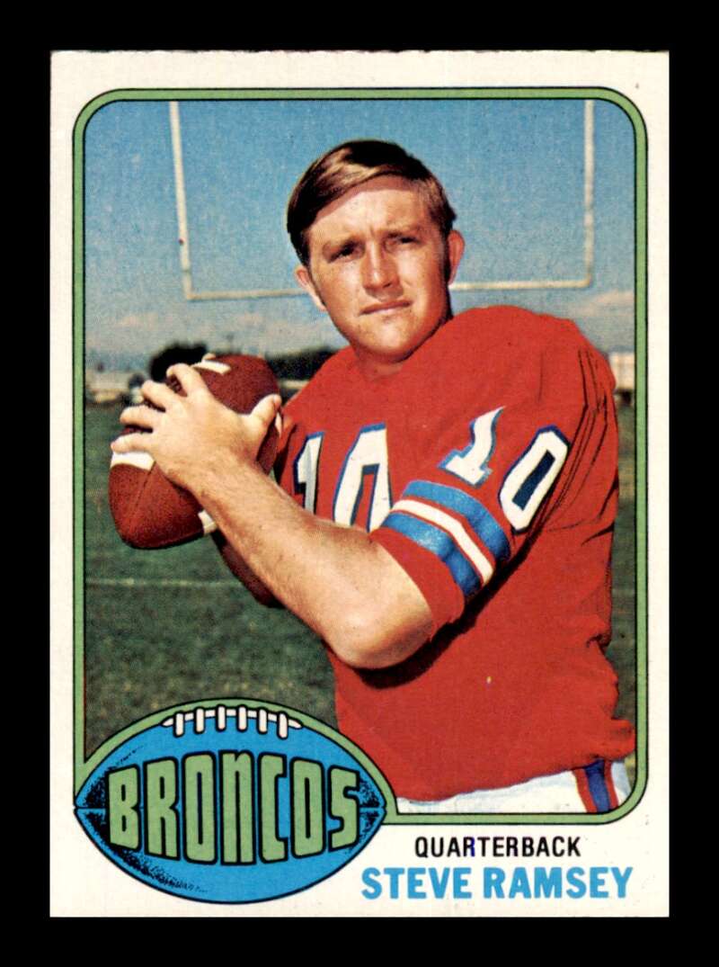 Load image into Gallery viewer, 1976 Topps Steve Ramsey #156 Set Break Denver Broncos Image 1
