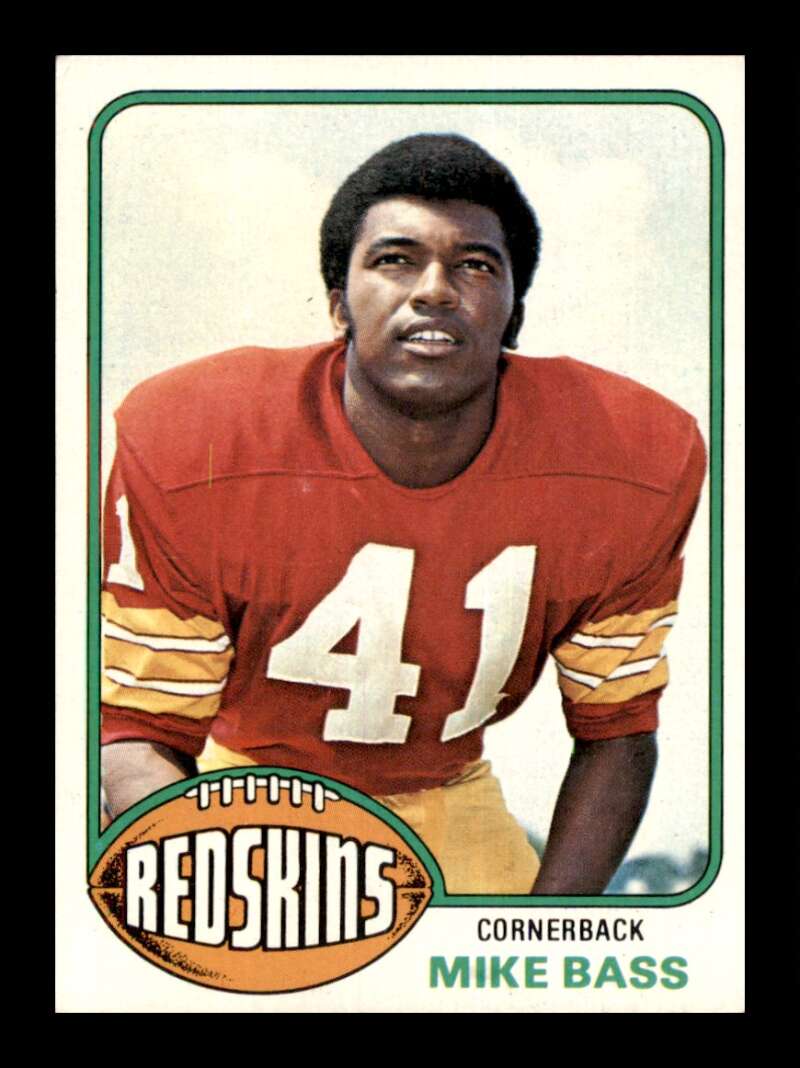 Load image into Gallery viewer, 1976 Topps Mike Bass #409 Set Break Washington Redskins Image 1
