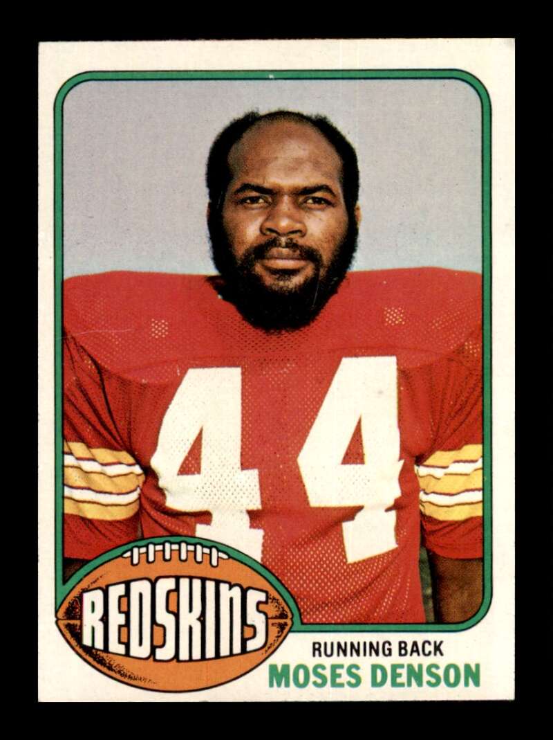 Load image into Gallery viewer, 1976 Topps Moses Denson #212 Set Break Washington Redskins Image 1
