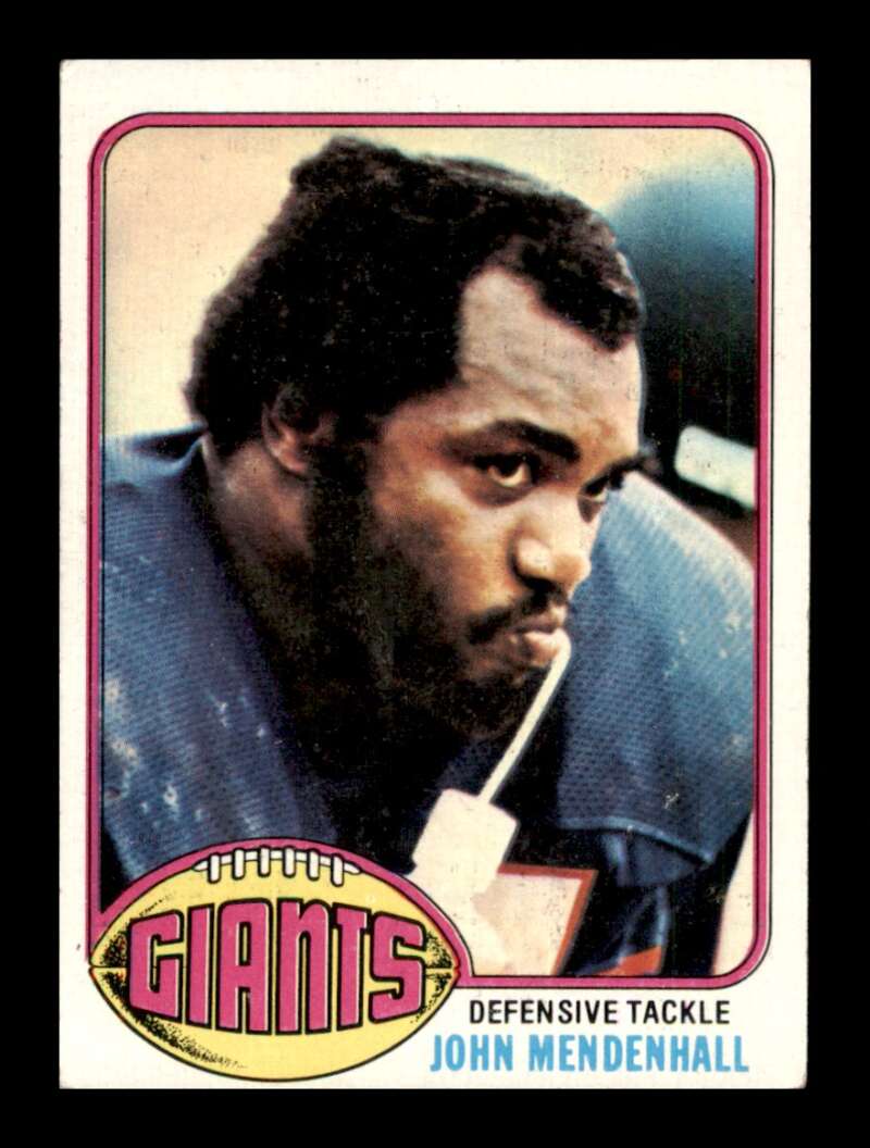 Load image into Gallery viewer, 1976 Topps John Mendenhall #325 Set Break New York Giants Image 1
