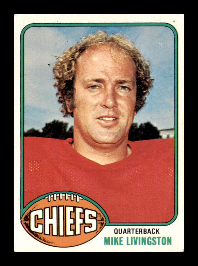 Load image into Gallery viewer, 1976 Topps Mike Livingston #436 Set Break Kansas City Chiefs Image 1
