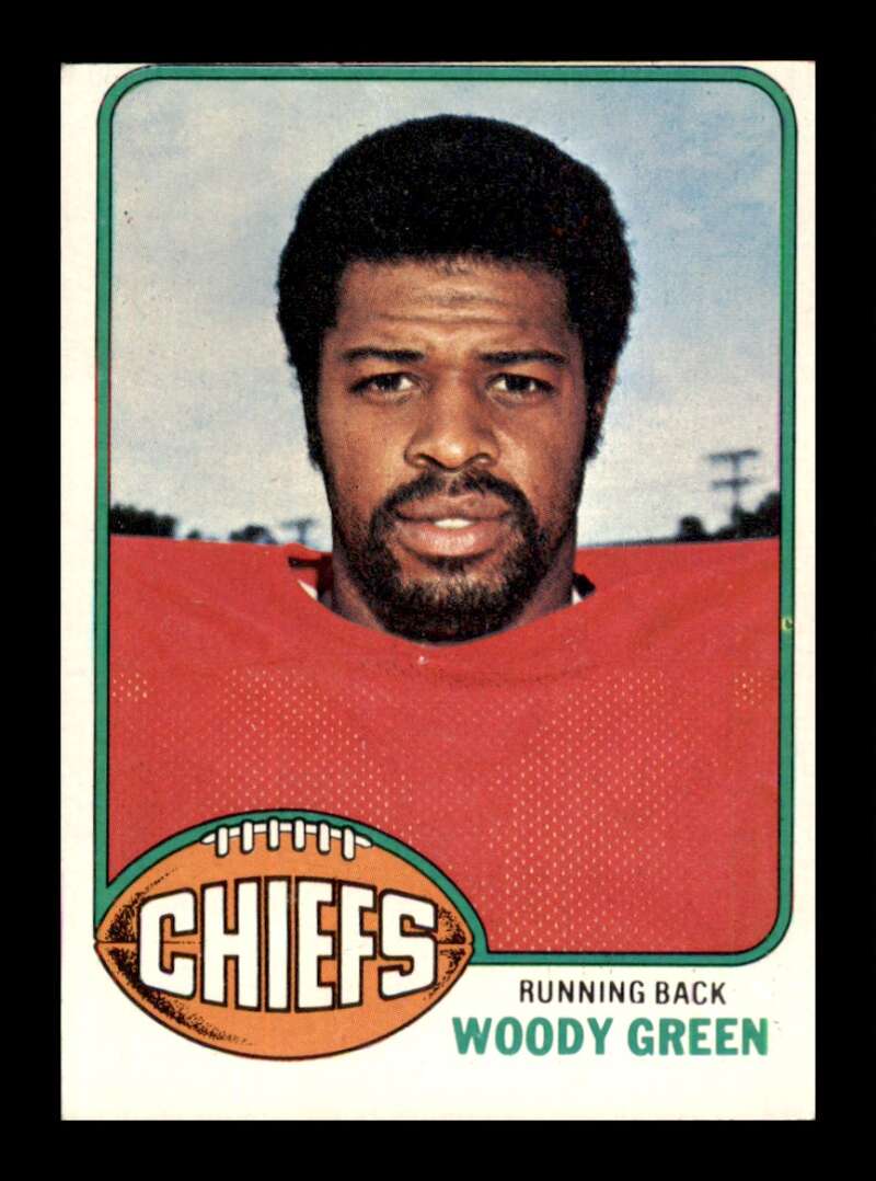 Load image into Gallery viewer, 1976 Topps Woody Green #336 Rookie RC Set Break Kansas City Chiefs Image 1
