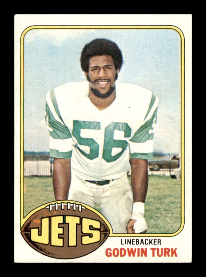 Load image into Gallery viewer, 1976 Topps Godwin Turk #334 Rookie RC Set Break New York Jets Image 1
